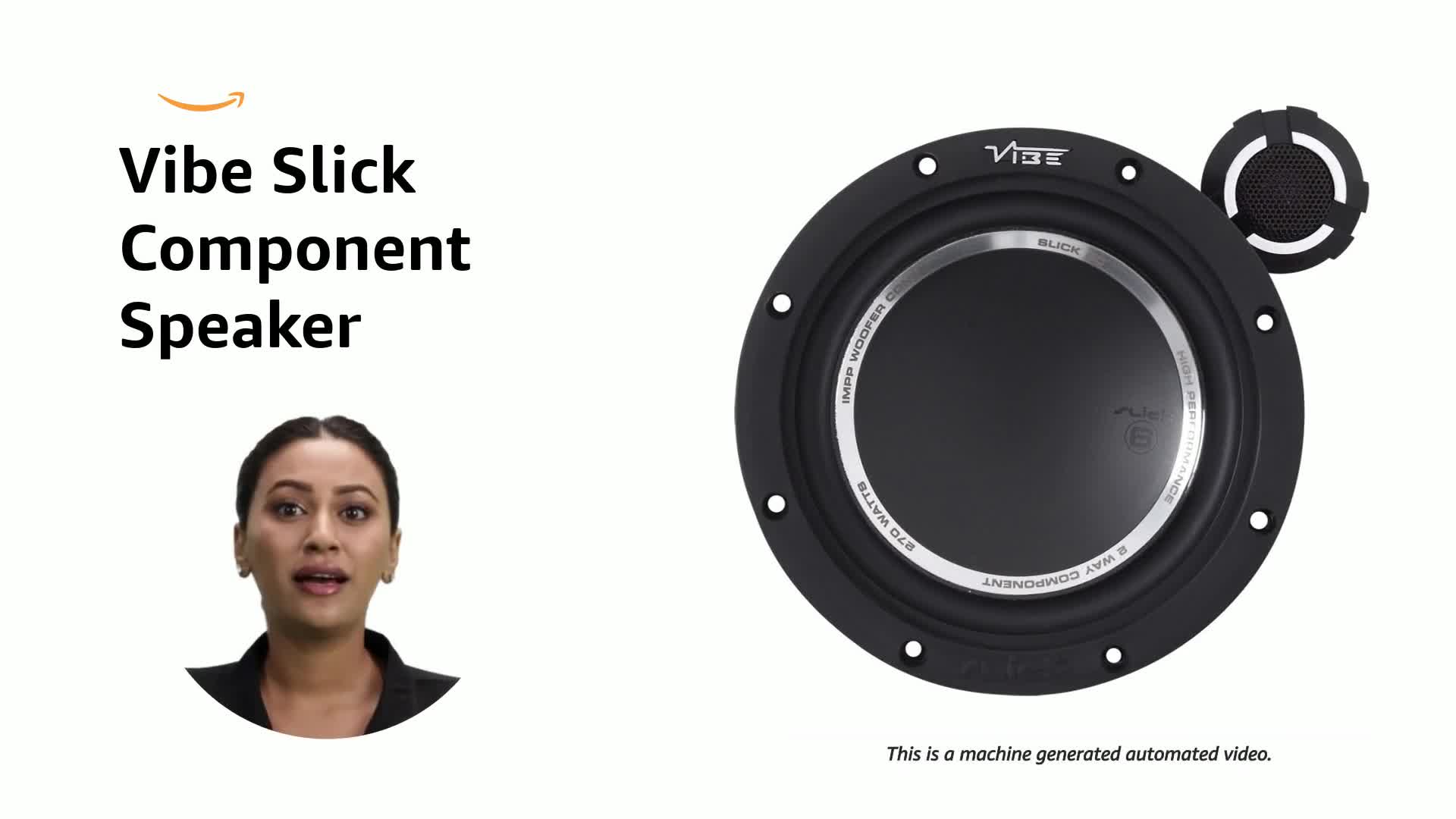 Vibe Slick 6c-V7 Component Speaker, Black Price: Buy Vibe Slick 6c
